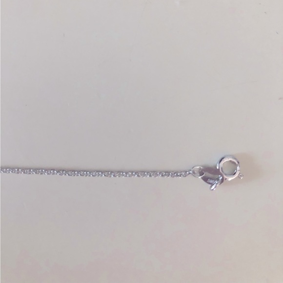 Double Heart Sterling Silver Necklace - Picture 7 of 7